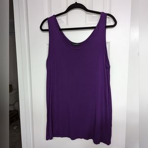 Dark Purple Casual Tank